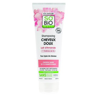Sobio etic dầu gội hữu cơ sữa hạnh nhân dành cho mọi loại tóc 250ml
