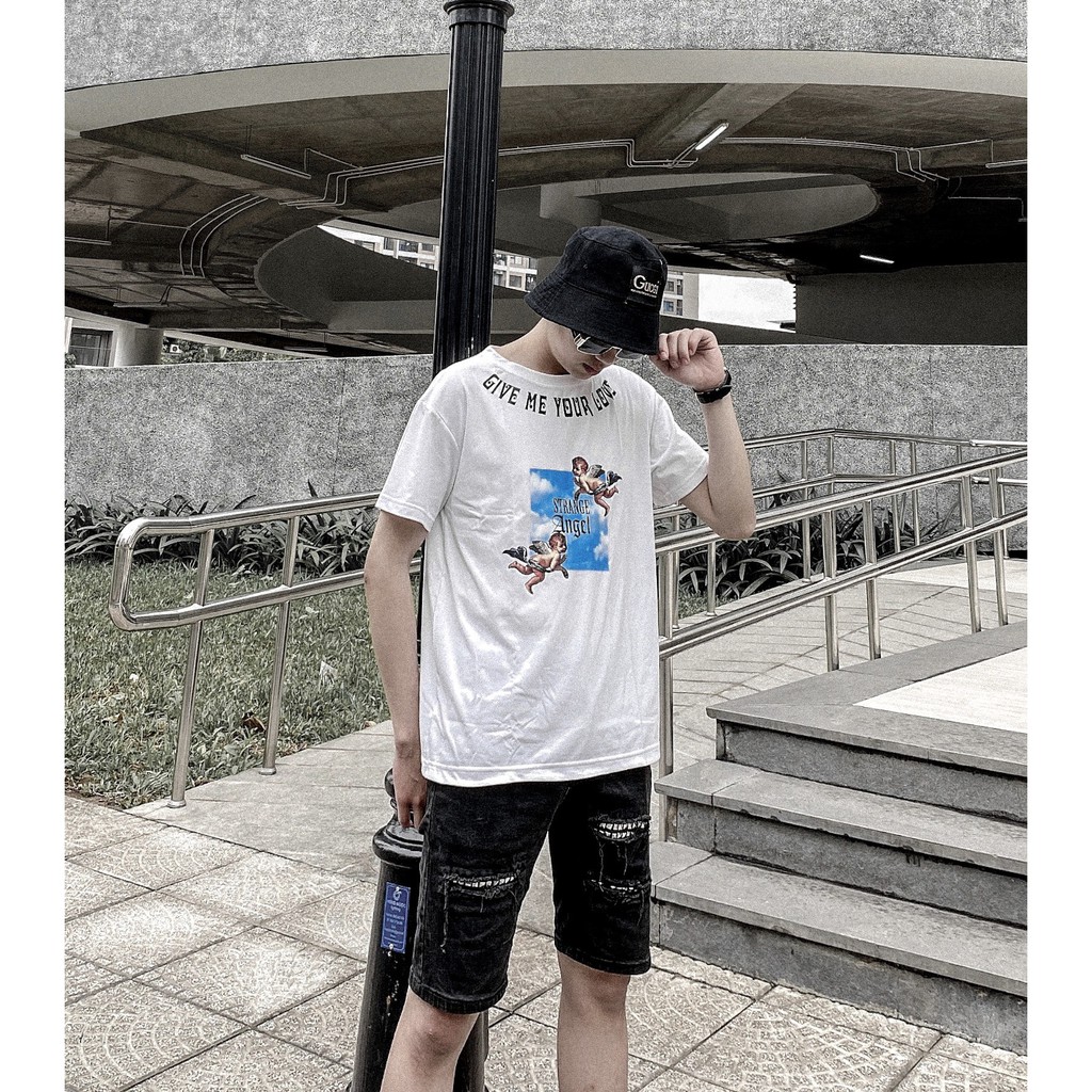 Áo Phông Rộng Dáng Unisex Cho Cả Nam Và Nữ - Áo Thun Thiết Kế In 5D - Chất Vải Cotton Cao Cấp Dày Dặn Mặc Cực Thích T1 [ | BigBuy360 - bigbuy360.vn