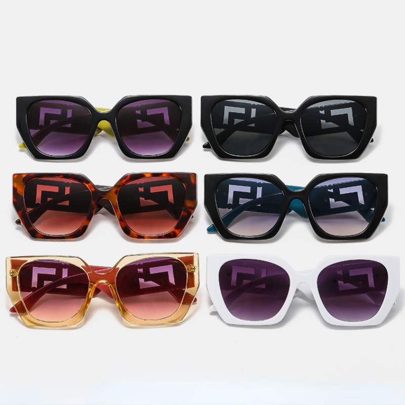 Kính Mát Gọng Vuông Cỡ Lớn Phong Cách Retro Thời Trang