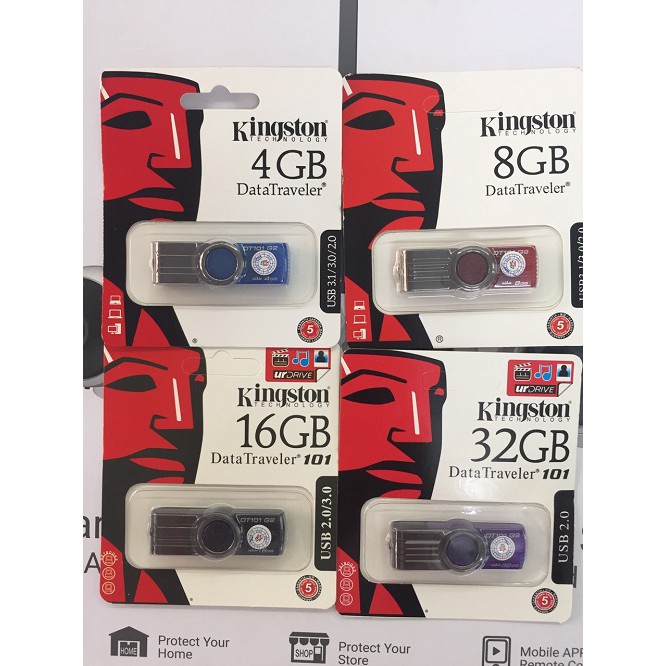 USB kingston TEM FPT 4G,8G,16G, 32B 2.0 TEM FPT BH 1 NĂM