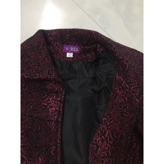 Áo khoác dạ hoa bà cực đẹp