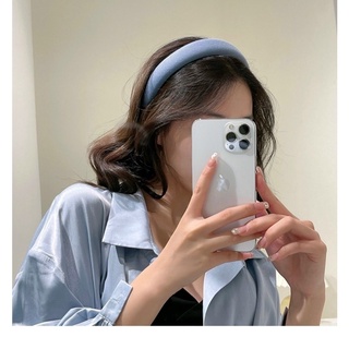 Bờm cài tóc, bờm tóc, băng đô tóc xốp bọc vải trơn.