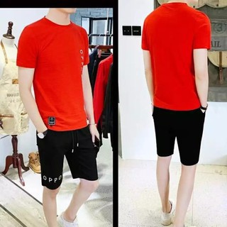 Bộ Quần Áo Thun Phông Nam Cổ Tròn Tay Lỡ In Chữ OPPOSE cực chất - Hàng full size - MEN LUXURY SHOP