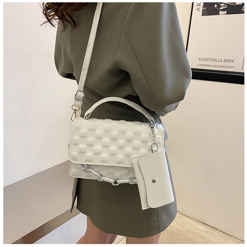 Túi Đeo Chéo Dáng Vuông Nhỏ Đơn Giản Phong Cách Hàn Quốc NB00239