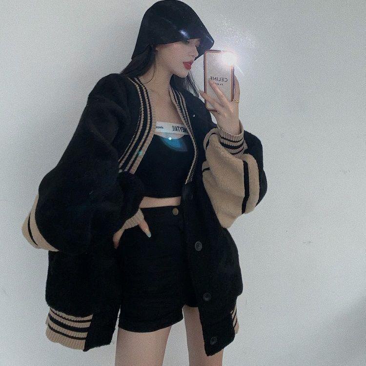 Jiashucheng Áo Khoác Lót Lông Cừu Dày Dặn Phong Cách Mỹ Cổ Điển Thời Trang Thu Đông Mới Cho Nữ