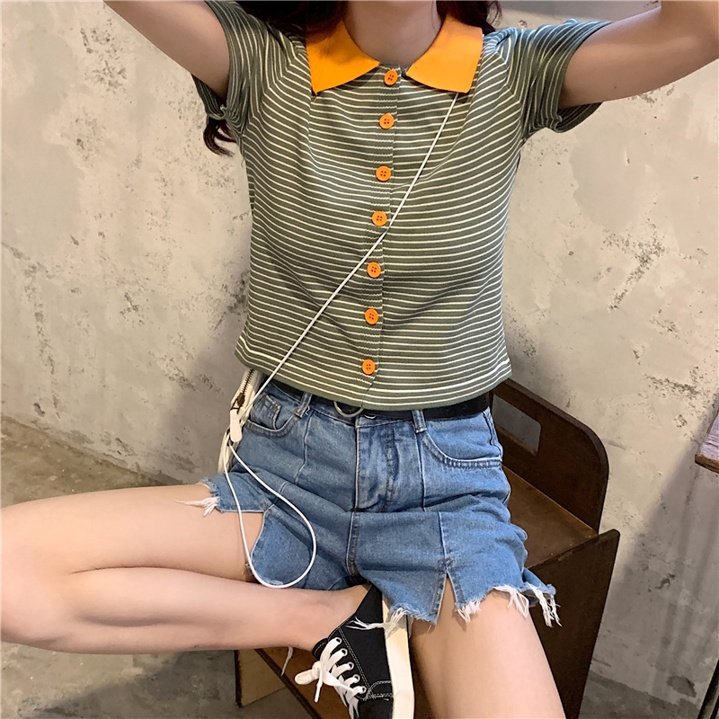 Áo Thun Polo Ngắn Tay Xinh Xắn Dành Cho Bạn Gái | BigBuy360 - bigbuy360.vn