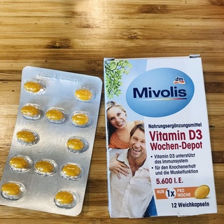 Viên uống vitamin d3 mivolis nội địa đức - 12 viên  hàng nội địa đức - ảnh sản phẩm 3