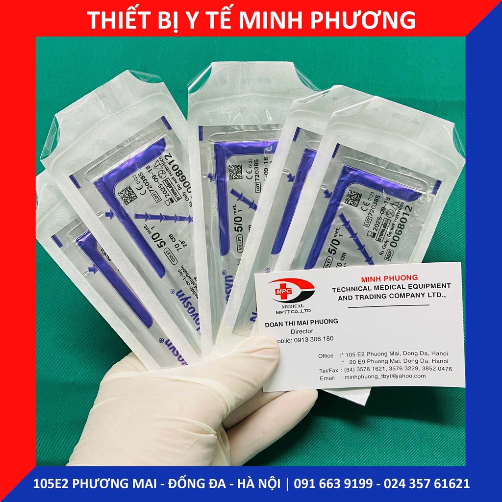 Bán lẻ chỉ khâu phẫu thuật tự tiêu Novosyn các số
