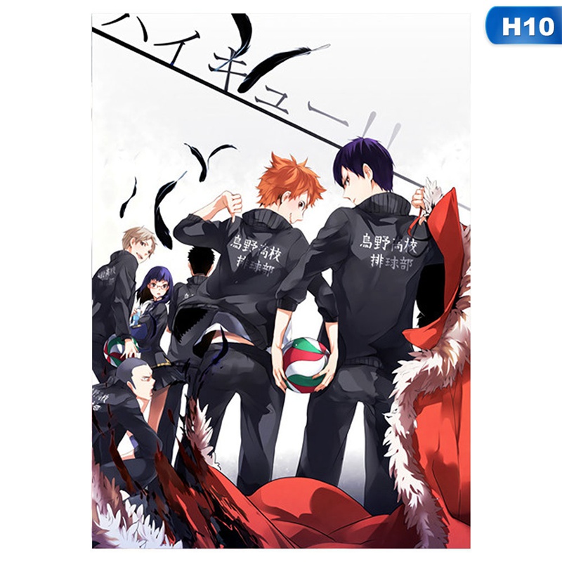 Poster Treo Tường In Hình Nhân Vật Anime Haikyuu