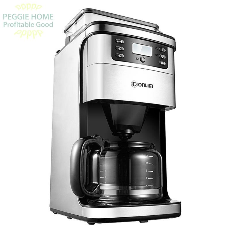 PEGGIE HOMEDongling máy pha cà phê gia đình tự động kiểu Mỹ xay đa tốc độ tùy chọn văn phòng bình lọc nhỏ giọt