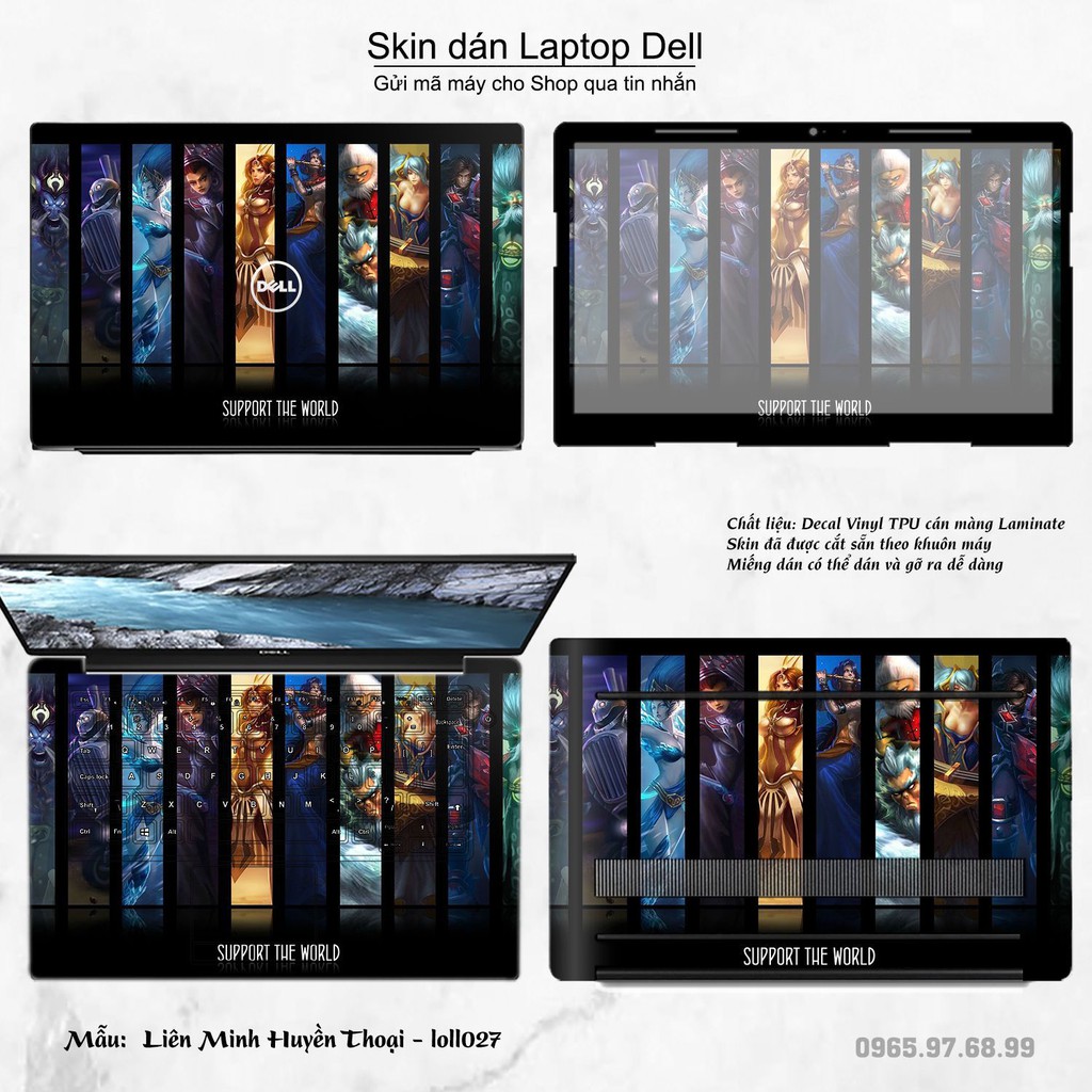 Skin dán Laptop Dell in hình Liên Minh Huyền Thoại _nhiều mẫu 3 (inbox mã máy cho Shop)