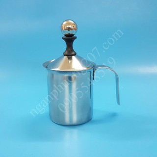 Ca đánh bọt sữa lạnh 400ml , ca đánh sữa latte