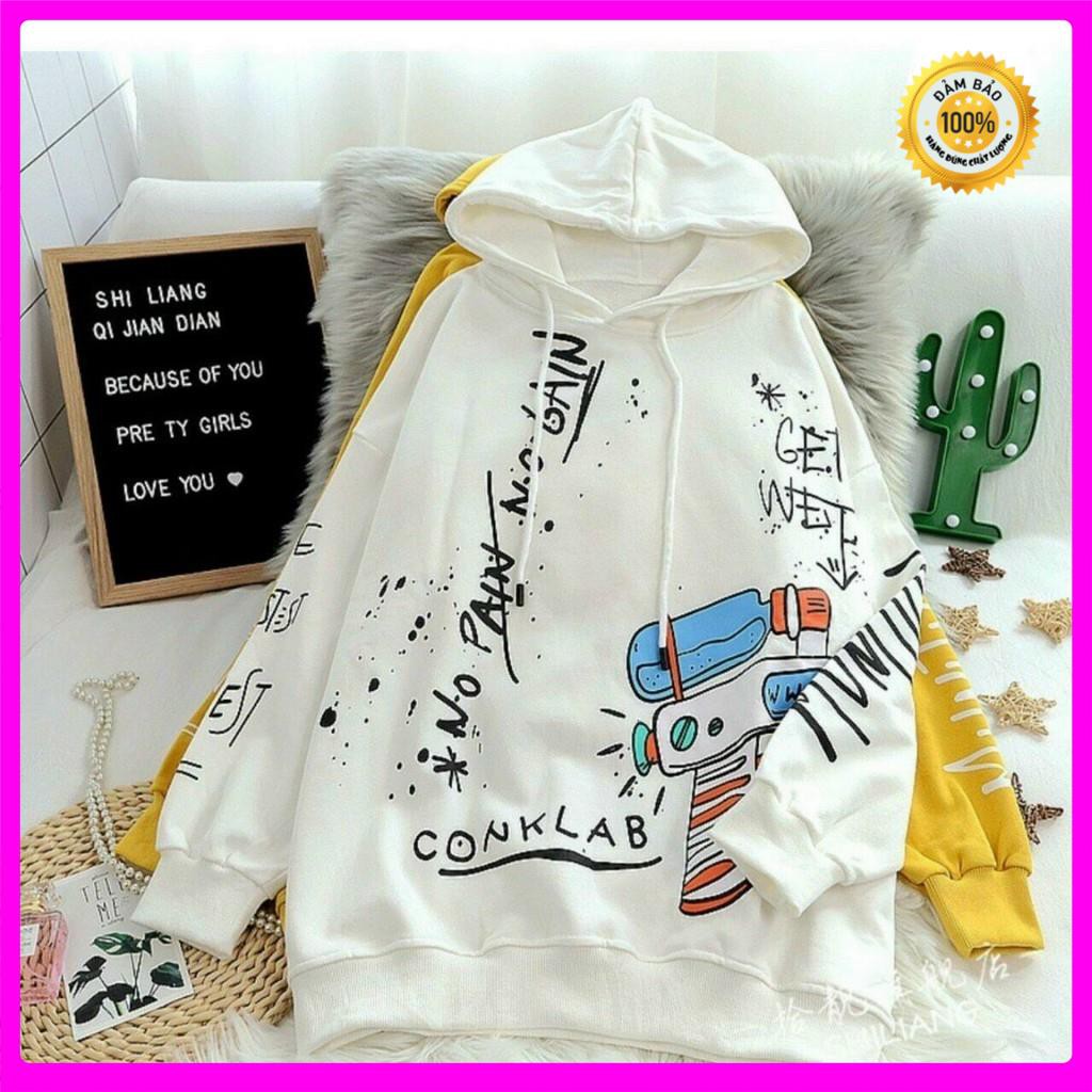 [Ảnh Thật] Áo Khoác Nữ Hoodie Hàn Quốc Thun Nỉ Ngoại Free Size 70kg AK67 | BigBuy360 - bigbuy360.vn