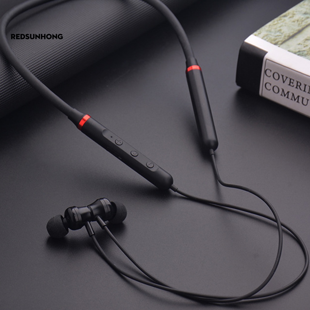 Tai Nghe Bluetooth Rush.Z Rảnh Tay Kiểu Dáng Thể Thao Tích Hợp Đeo Cổ Tiện Dụng