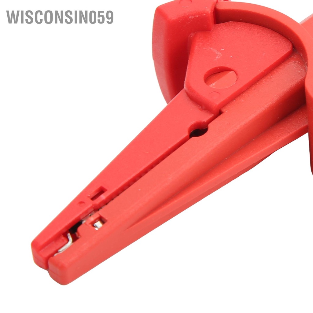 Wisconsin059 Insulated Test Clamp Safe 20mm Opening Current Clip with 4mm Banana Socket for Car Trucks Electrical Projects