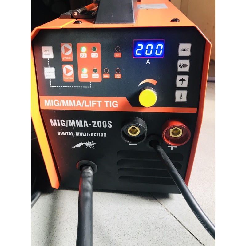 MÁY HÀN MIG/MMA-200S BTEC 3 CHỨC NĂNG TẶNG KÈM CUỘN DÂY HÀN 1KG MỚI 100%