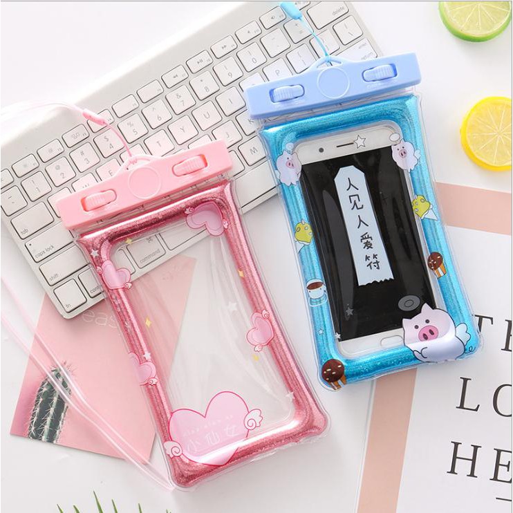 Túi Đựng Điện Thoại Chụp Hình Dưới Nước Có Phao Nhiều Hình - Túi Chống Mẫu Mới