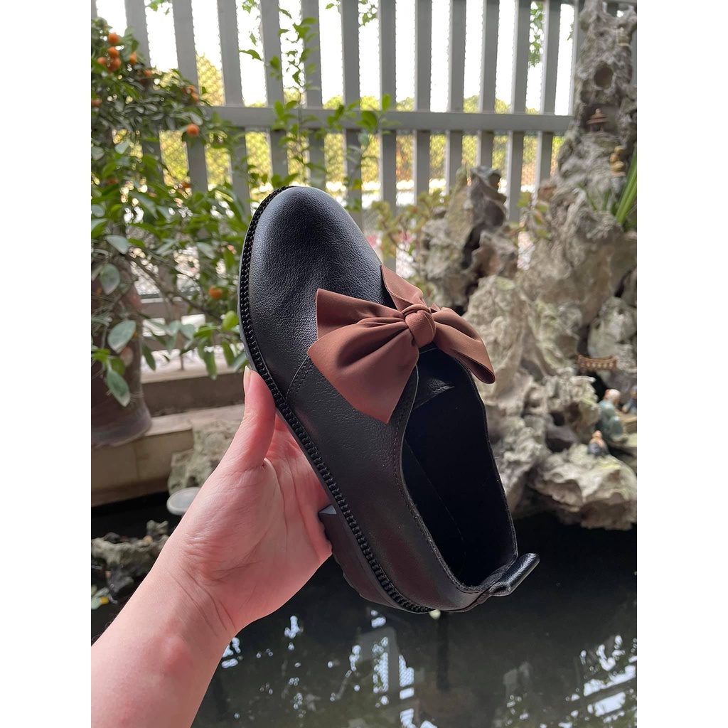 GIÀY LOAFER NƠ VẢI SIZE 35-40