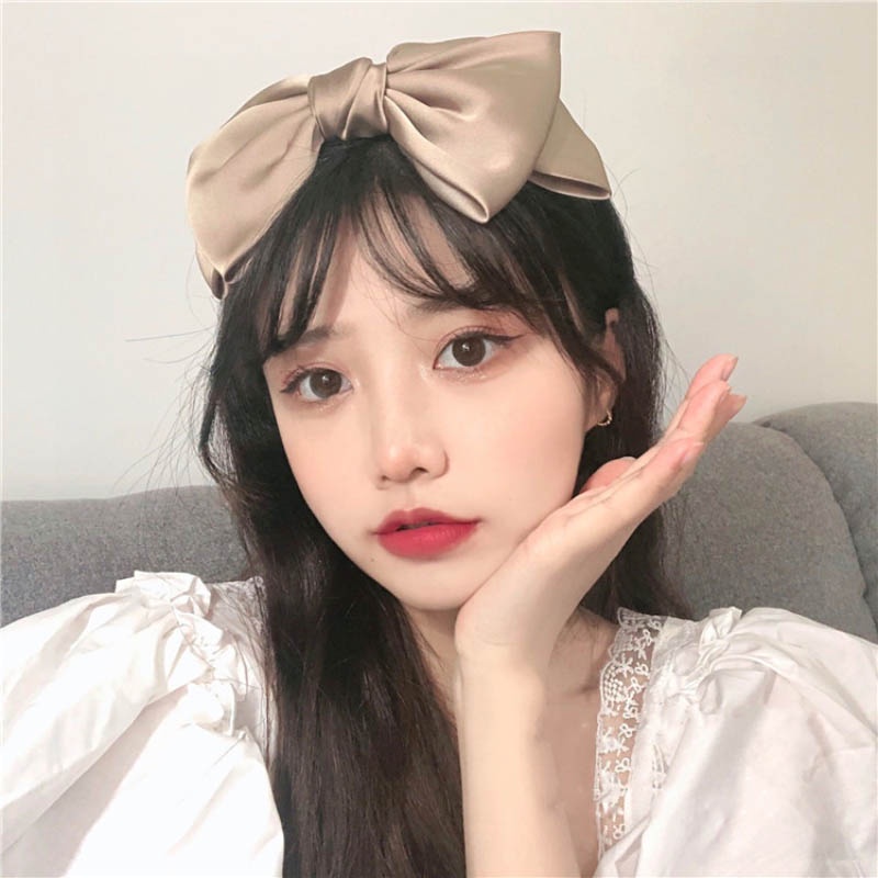 Cài Tóc Đính Nơ Ruy Băng Màu Sắc Cho Bé Gái