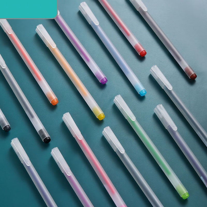 Set 12 Bút Mực Gel Ngòi 0.5mm Siêu Bền Tiện Dụng