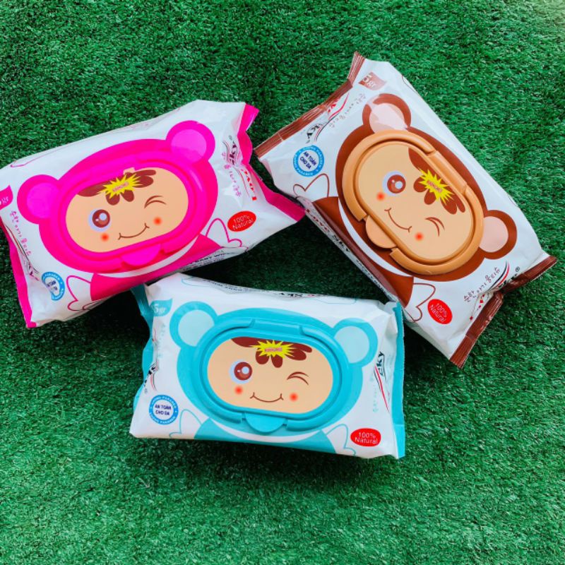 COMBO 10 BỊCH KHĂN GIẤY ƯỚT loại 150gr (150 tờ)