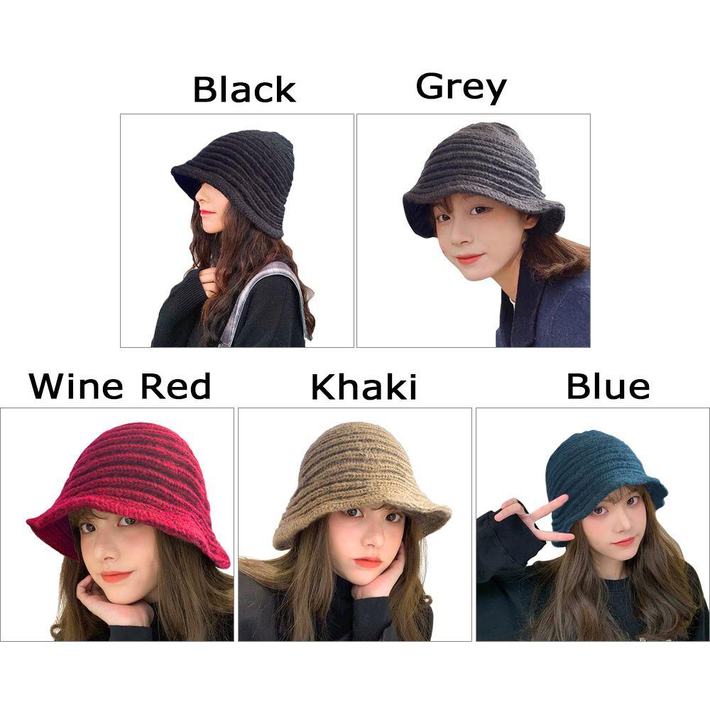 Mũ Len Beanie Nam Nữ Màu Trơn Dễ Thương