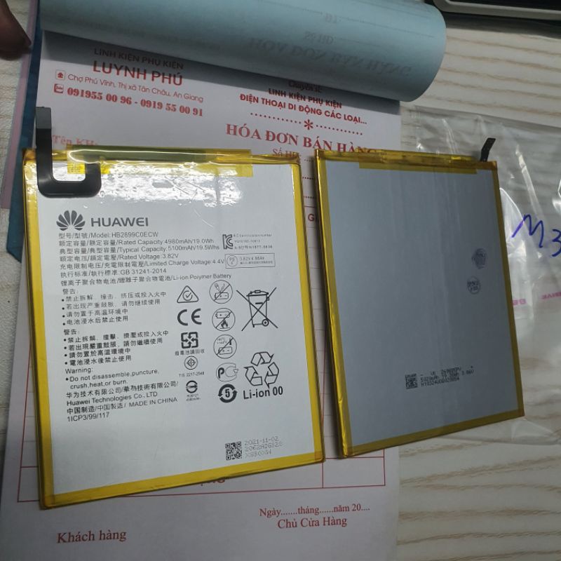 Pin huawei tab m3 8.4 btv w09 HB2899C0ECW AGS2 L09