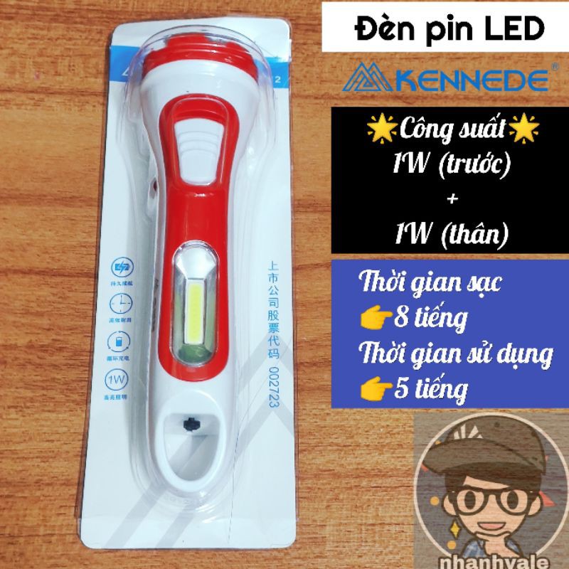 Đèn Pin LED sạc cầm tay KENNEDE® Model KN-4512 &amp; KN-4532