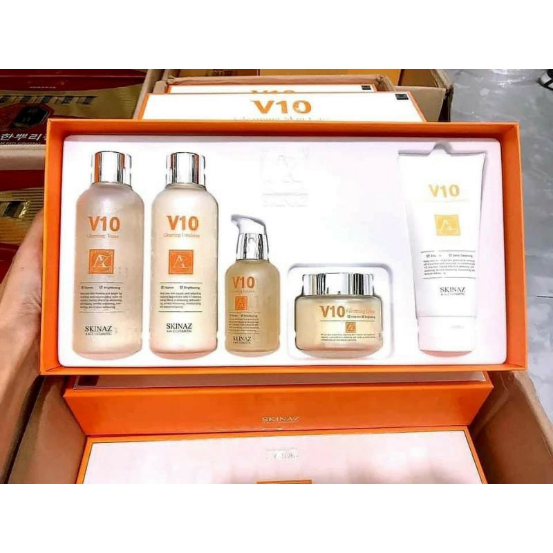 V10 Skinaz Full sét 5 Món (Cam Kết Hàng Chính Hãng)