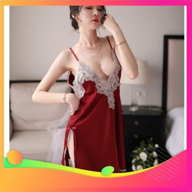 [ COSPLAY SEXY KATA - HÀNG CAO CẤP ]  Váy ngủ sexy gợi cảm xẻ eo MS5126