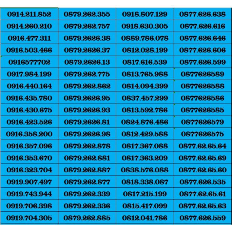 SIM SỐ ĐẸP VINAPHONE ĐỒNG GIÁ 390K DK ĐƯỢC HEY90 , D60G , D30G - SIM NGỌC MAI - LOẠI 2 (giá khai trư