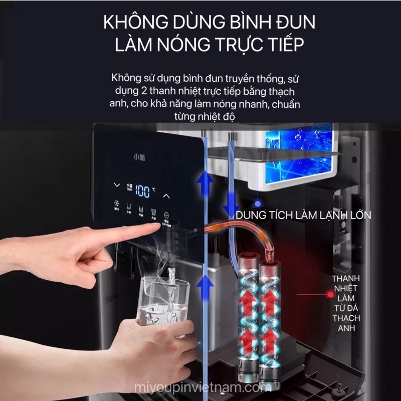 Cây nước nóng lạnh xiaomi xiaozhi làm nước lạnh, nước nóng tiện lợi