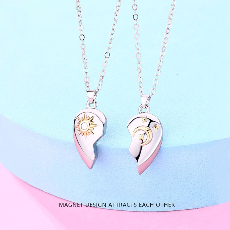 Flgo Vòng cổ Hình Trái Tim Tình Nhân Mạnh Mẽ Dài Cho Cặp Đôi