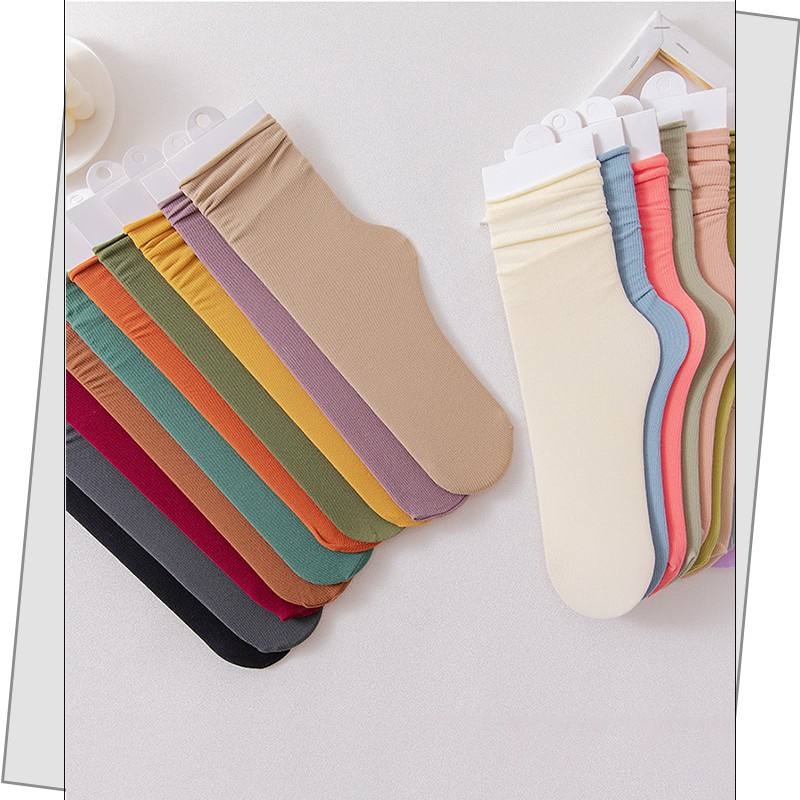 Vớ Cotton Cổ Cao Thời Trang Dành Cho Nữ 2022
