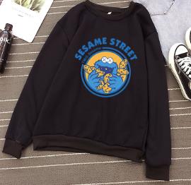 Áo Hoodie Tay Dài Dáng Rộng Thời Trang Mùa Thu 2020