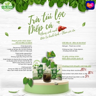 Trà diếp cá thải độc cơ thể An Xuân