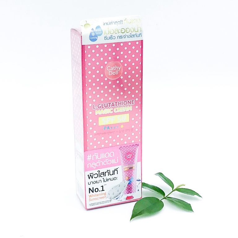 Kem Chống Nắng Trắng Da Cathy Doll L-Glutathione Magic Cream SPF50 PA+++ 138ml Thái Lan