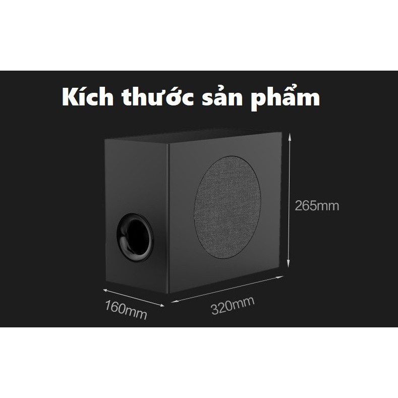 Loa Subwoofer Siêu Trầm Cao Cấp AMOI S2 - Công Nghệ Trầm Hơi chuyên dụng cho phòng rộng Tái tạo âm thanh chất lượng cao