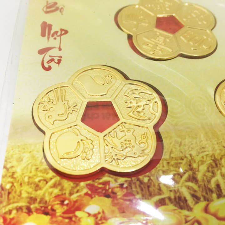 Ba Đồng Tiền Hoa Mai Phong Thủy (Tam Cát) Chuyên Nạp Tài Két Sắt, Giữ Lộc Trong Nhà, Hóa Giải Thị Phi Cho Gia Chủ | BigBuy360 - bigbuy360.vn