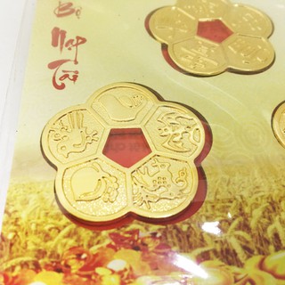 [CỰC ĐẸP] Tiền xu hoa mai Bộ Nạp Tài Két Sắt - Tam Cát Hoa Mai Giữ Lộc Trong Nhà Hóa Giải Thị Phi Cho Gia Chủ HỘ THÂN