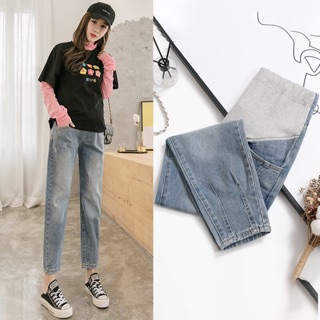 Quần jeen bầu dáng dáng baggy ống rộng dài đẹp hàng quảng châu