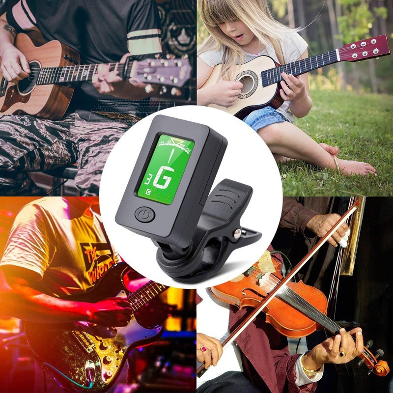 Máy Chỉnh Dây Đàn Dùng Cho Guitar, Bass, Violin, Ukulele TUNER