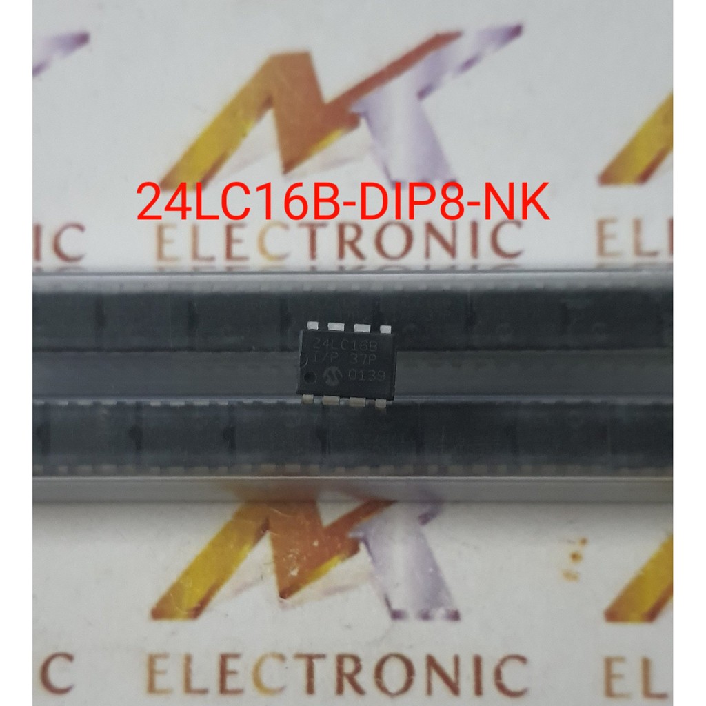 24LC16B-I/P 24LC16B 24LC16 DIP8 Chính hãng MICROCHIP (con)