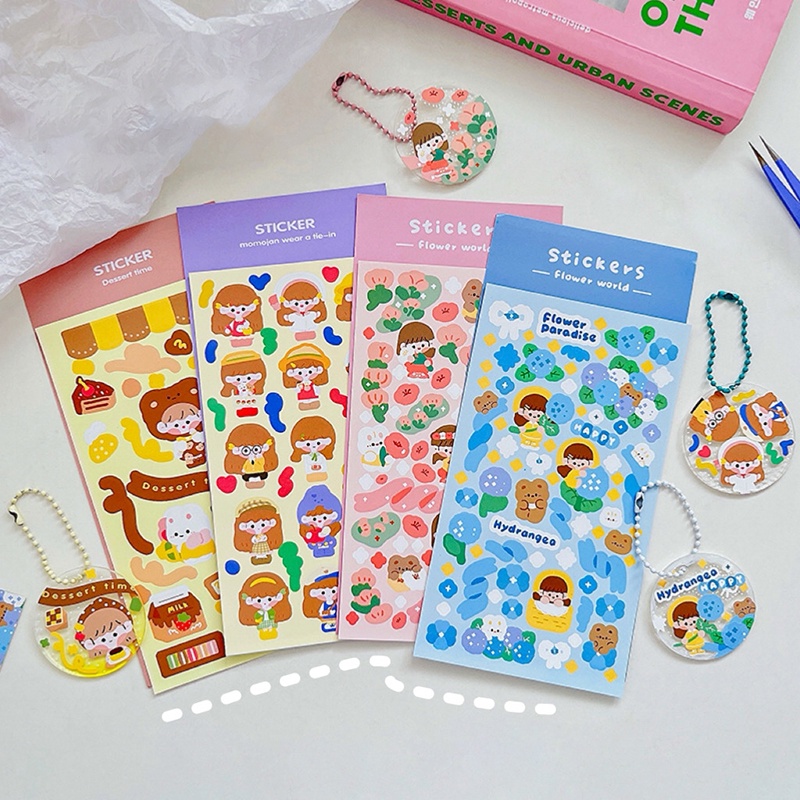 Sticker Hoạt Hình Xinh Xắn Dùng Trong Trang Trí