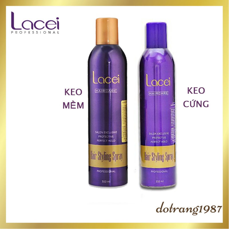 Keo Xịt Tóc Lacei Hair Styling Spray (Keo Mềm) 350ml