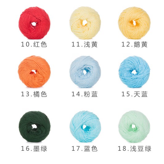 Cuộn Len Sợi Mềm Dùng Đan Móc