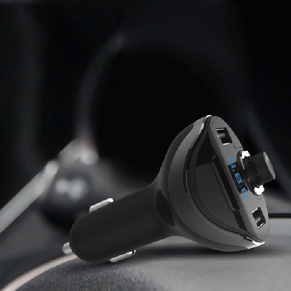 New Stock Car Bluetooth 4.2 Fm Transmitter T20 Car Kit Handsfree Receiver