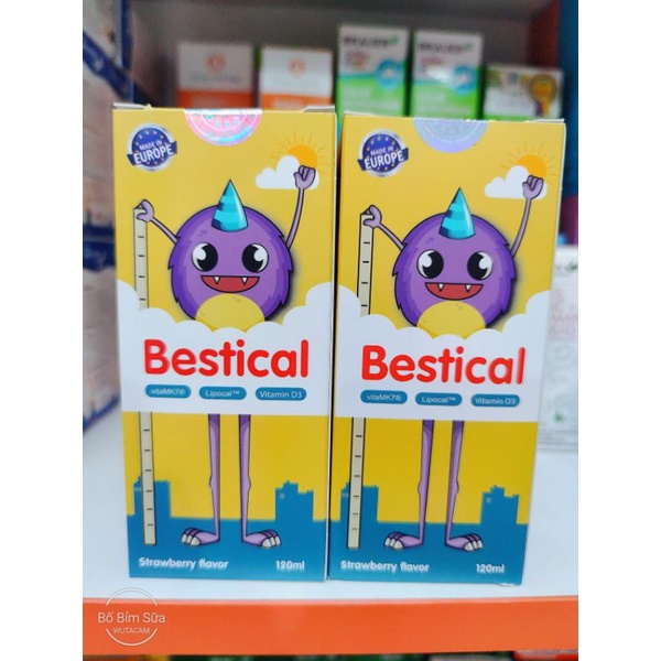 🆘  Bestical bổ sung canxi và vitamin d3k2 dúp tăng chiều cao vượt trội cho bé
