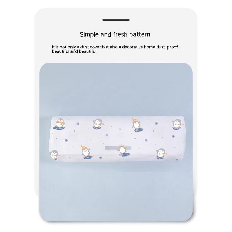 Vỏ Bọc Máy Điều Hòa Chống Bụi In Hoạt Hình Dễ Thương Giặt Được Tiện Dụng Cho Gia Đình