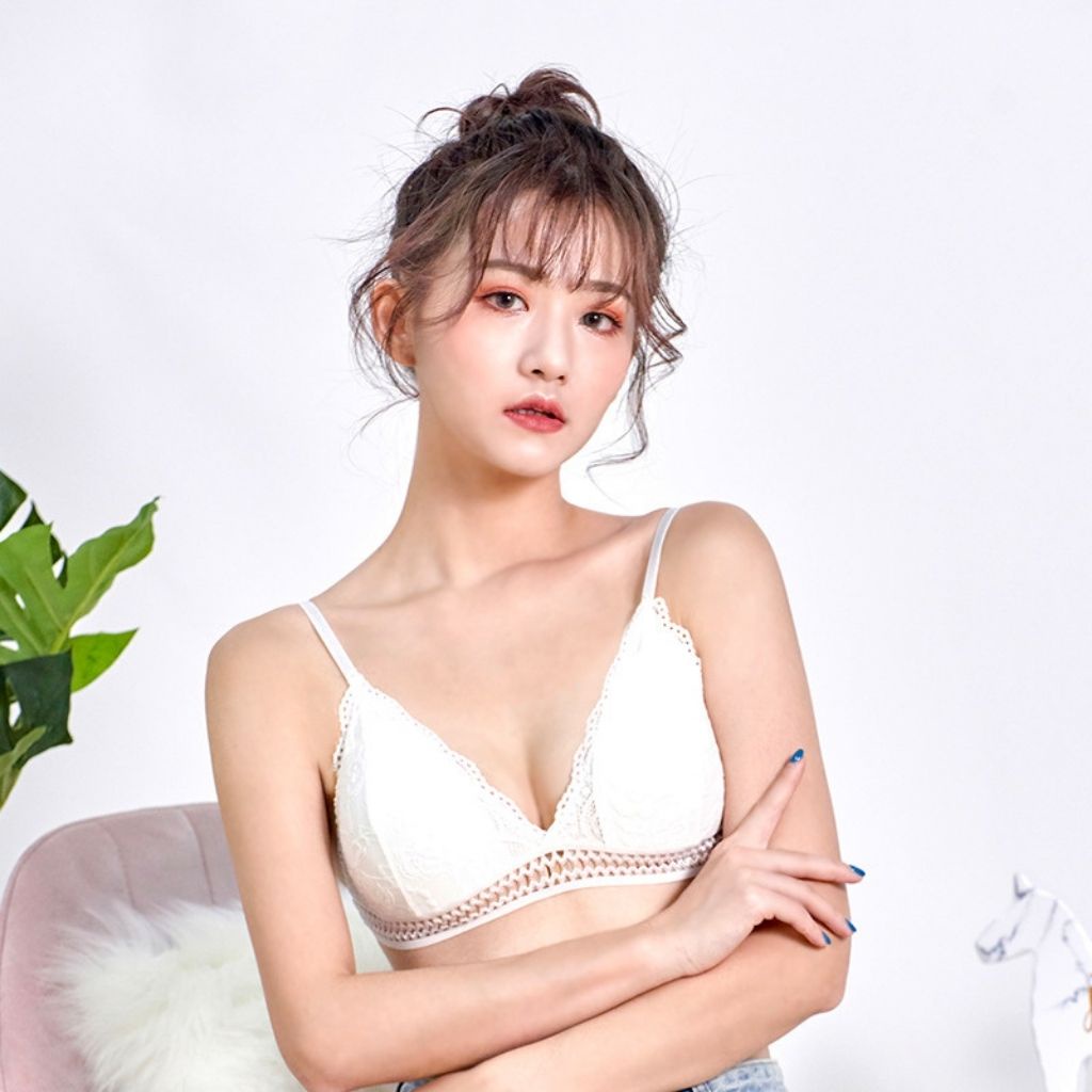Áo bra nữ ren sexy 2 dây đẹm mút mỏng ôm ngực gợi cảm và quyến rũ DEVARI B904